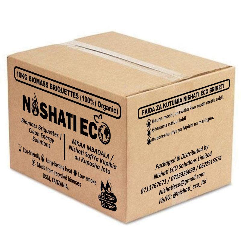 Nishati Eco Biomass Briquettes.