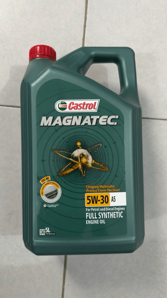 Simu Castrol Magnatec 5W-30 A5 Full Synthetic Engine Oil - 5L