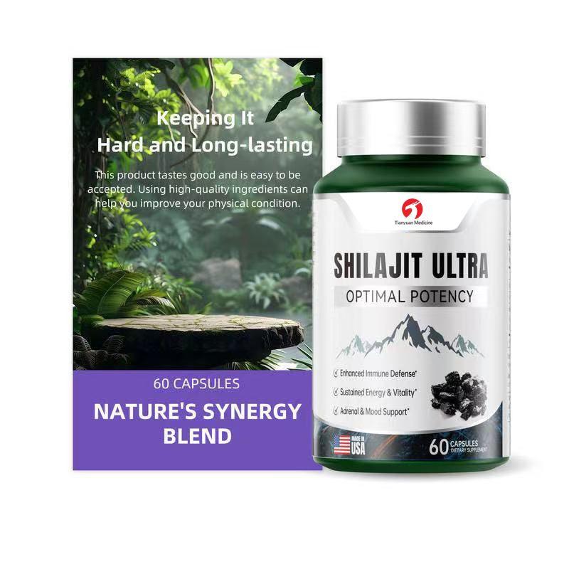 Flynew Shilajit Ultra Optimal Potency, Shilajit Extract with L-Arginine, Pure Shilajit for Iliyoboreshwa Energy and Immune Support Men & Women, Made in USA 60 Shilajit Capsules