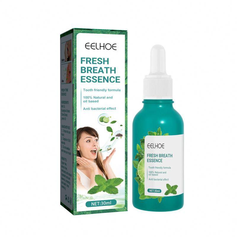 Eelhoe Fresh Breath Essence Cleans the Mouth & Removes Odour Mint Flavor Fresh Breath Essence Deodorizes and Leaves Fragrance Purifying Essence