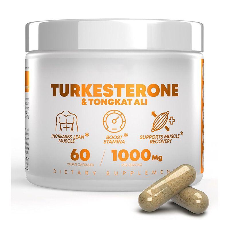 Peak Revival-X Turkesterone & Tongkat Ali 1000mg Supplement - 500mg Ajuga Turkestanica Per Serving Increase Stamina, Lean Muscle Growth & Recovery (60 Capsules)