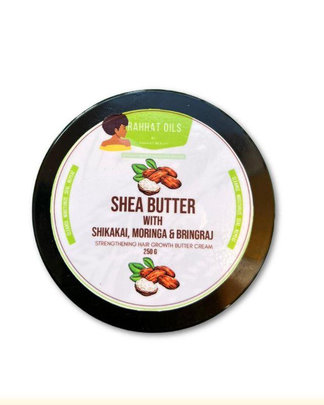 Rahhat Shea Butter Cream with Shikakai, Moringa & Bringraj – Strengthening Hair Growth Butter, 250g