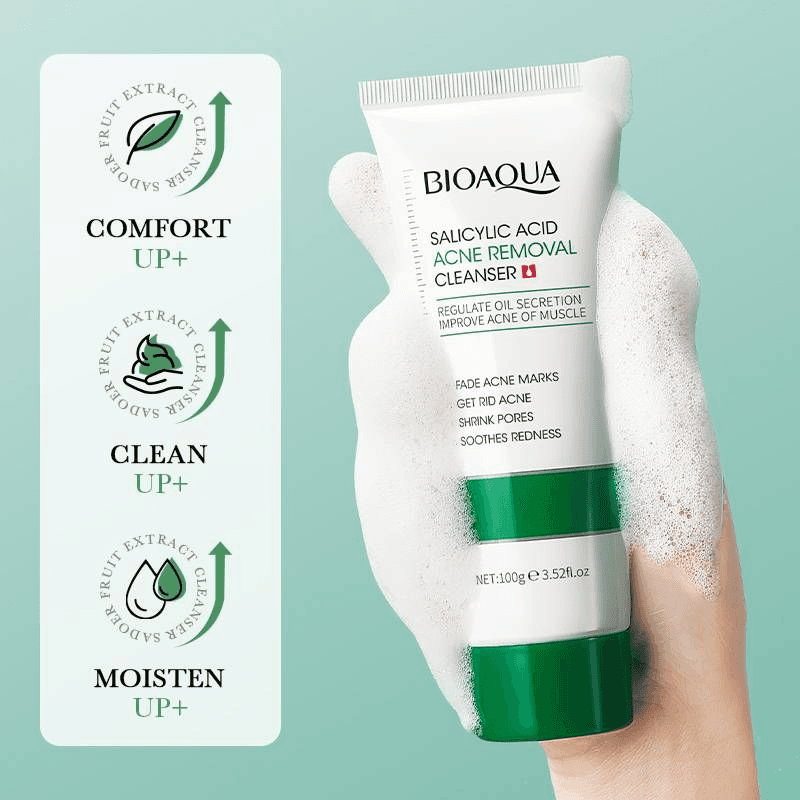 BIOAQUA SALICYLIC ACID ACNE REMOVAL CLEANSER