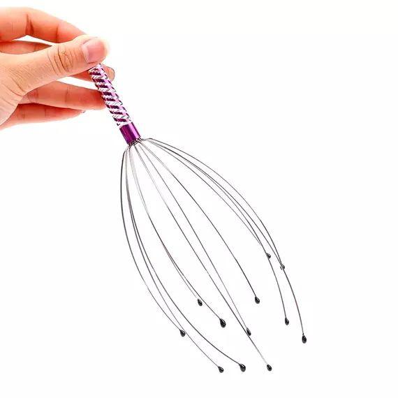 Head Relax Massager - Healing Neck Claw Massage Tool for Anti-Stress and Pain Relief, Octopus Design for Scalp Relaxation, Headache Relief, and Blood Circulation Stimulation, 1pc