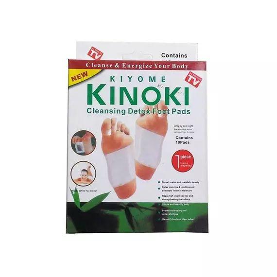 Kinoki Cleansing Detox Adhesive Foot Pads, Natural Unwanted Toxins Remover 10patches
