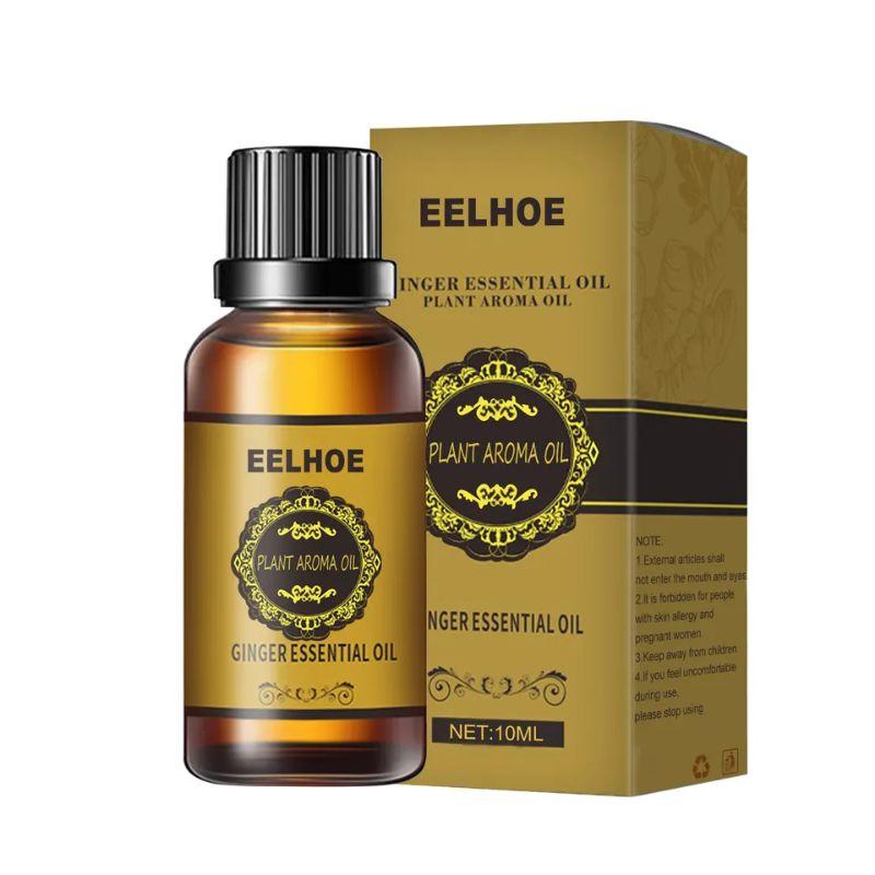 Eelhoe Natural Ginger Slimming Essential Oil - 10ml Fat Burn and Thin Leg Massage Oil