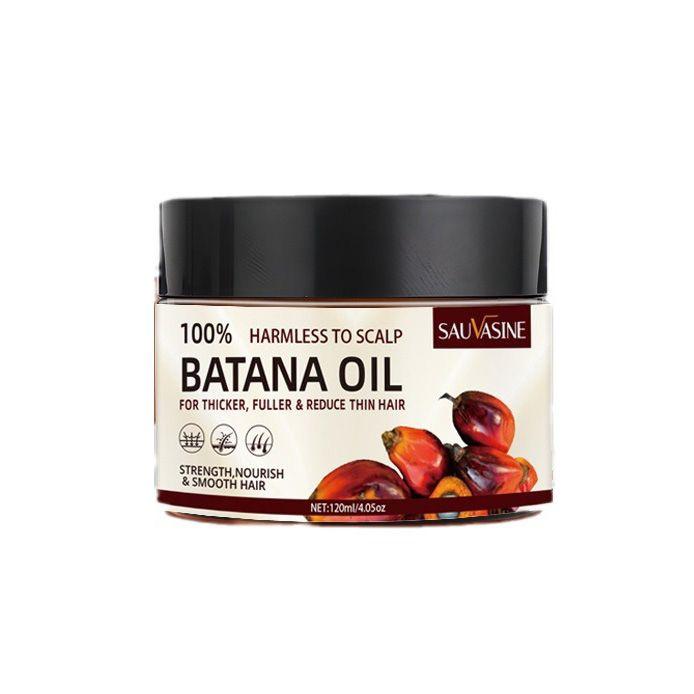 SAUVASINE Batana Hair Growth Oil - 100% Pure, Natural Ingredients, Suitable for All Hair Types, Repairs Damaged Hair, Stimulates Growth - 120ML