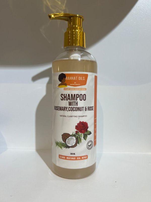Shampoo with Rosemary, Coconut and Rose petals