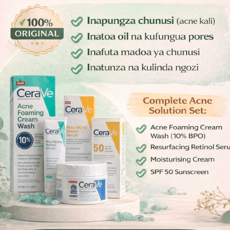 CeraVe Complete Acne Solution Set: Your Ultimate Skincare Routine for Clear Skin