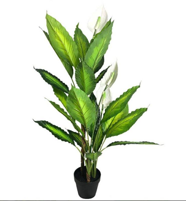 Teknolojia Artificial Spathiphyllum (Peace Lily) – 120cm Elegant Indoor Decorative Plant