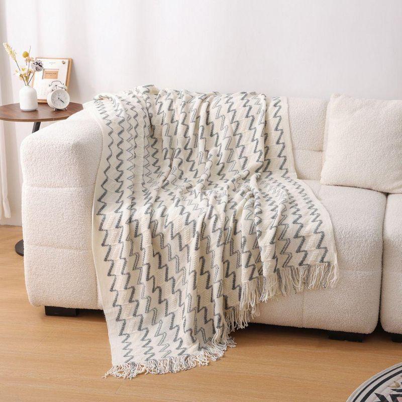 knitted throw blanket