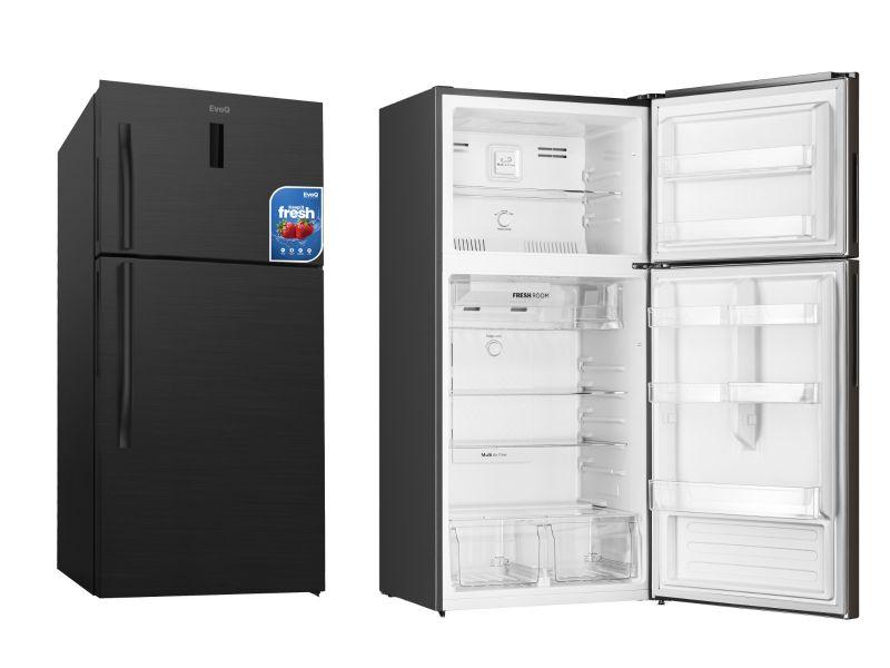 483 Liters No Frost Double Door Refrigerator with Black Diamond VCM Finish