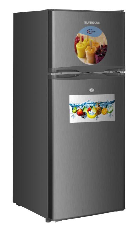 Silverdome 126L Double Door Refrigerator
