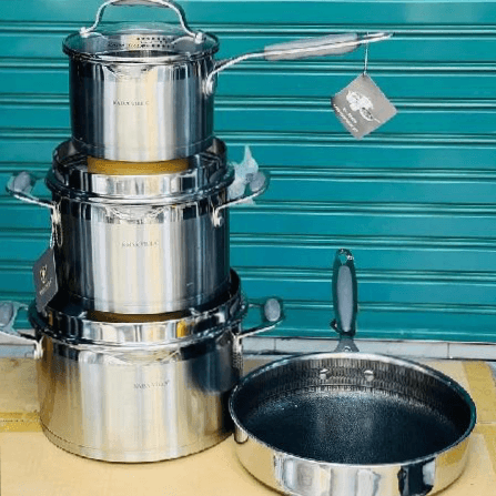 Simu Bora Stainless Steel Multi-Pot Cooking Set