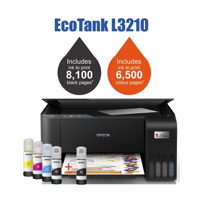 Epson EcoTank L3210 A4 Printer (Ink Tank)