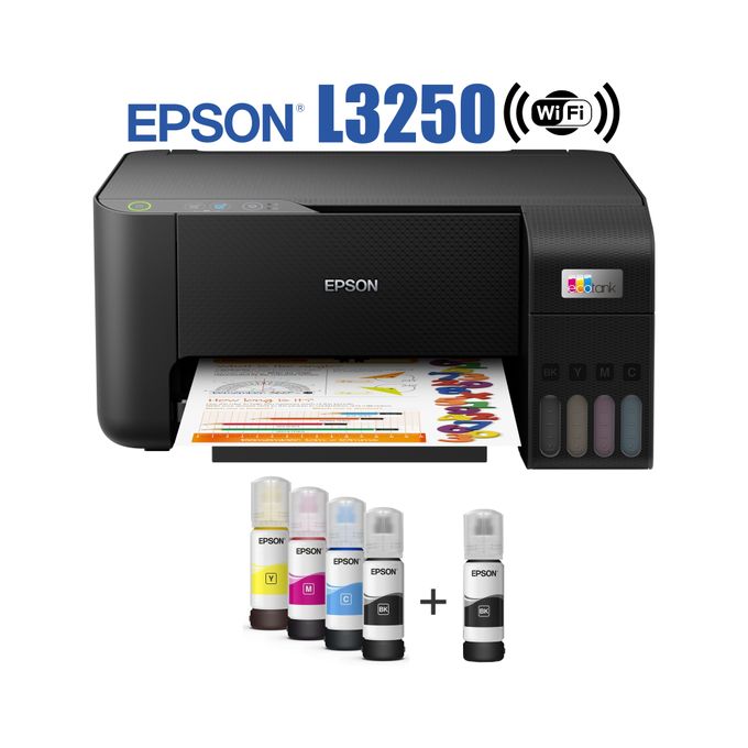 Epson L3250 Bila Waya Ink Tank Printer - Print, Scan, Copy