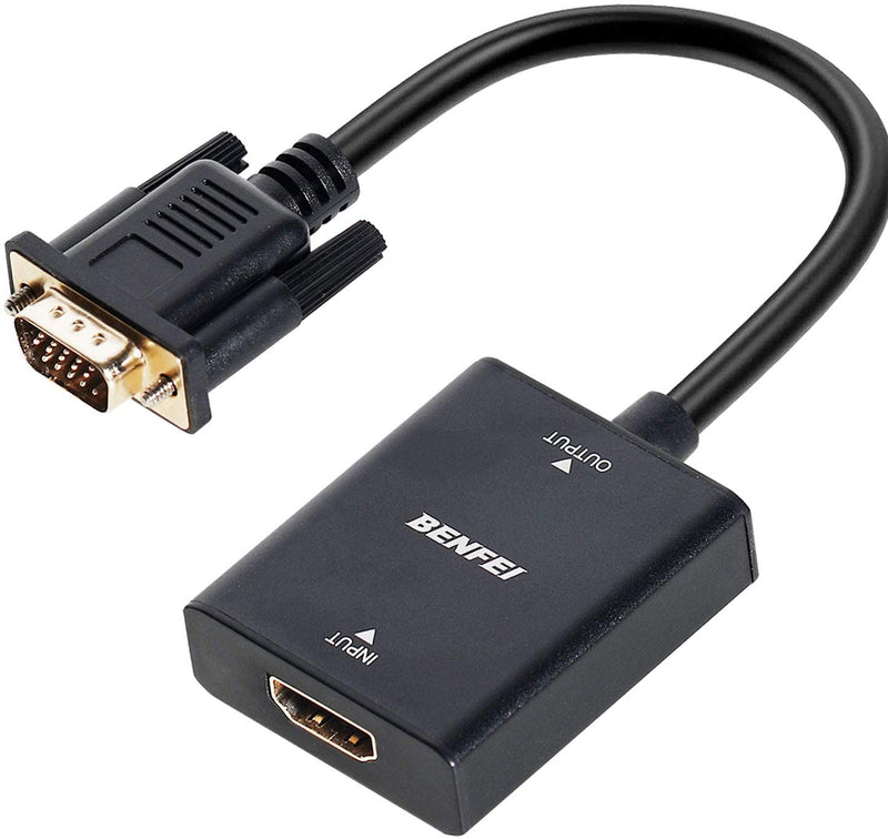 Kompyuta VGA to HDMI, 1080P VGA to HDMI Adapta (Male to Female)