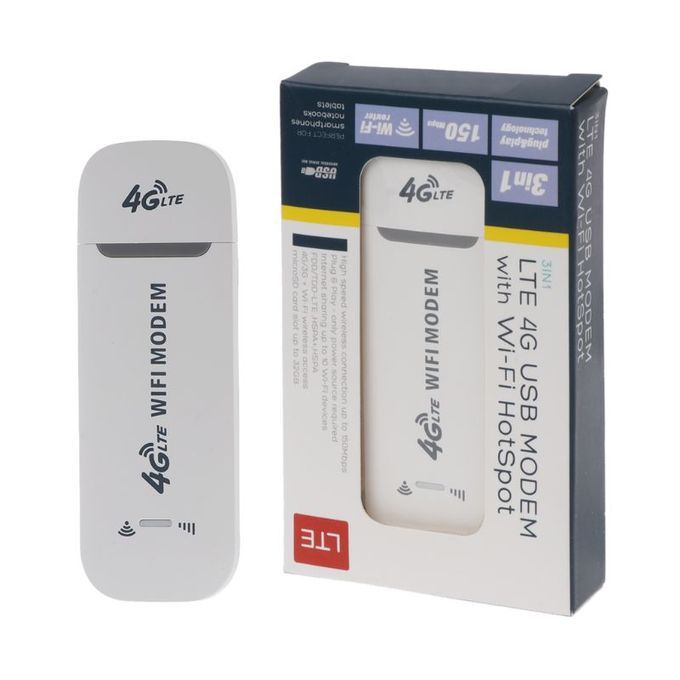 4G LTE USB Modem With WiFi Hotspot Router 3 In1