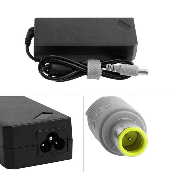 Simu Replacement AC Adapta For LENOVO 20V 4.5A Yellow Big PIN Grade A+ – Compatible Adapta
