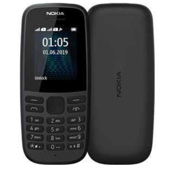 Kompyuta "Nokia 105 4th Toleo, 1.77"", 4 MB RAM + 4 MB ROM, (Mbili SIM)"