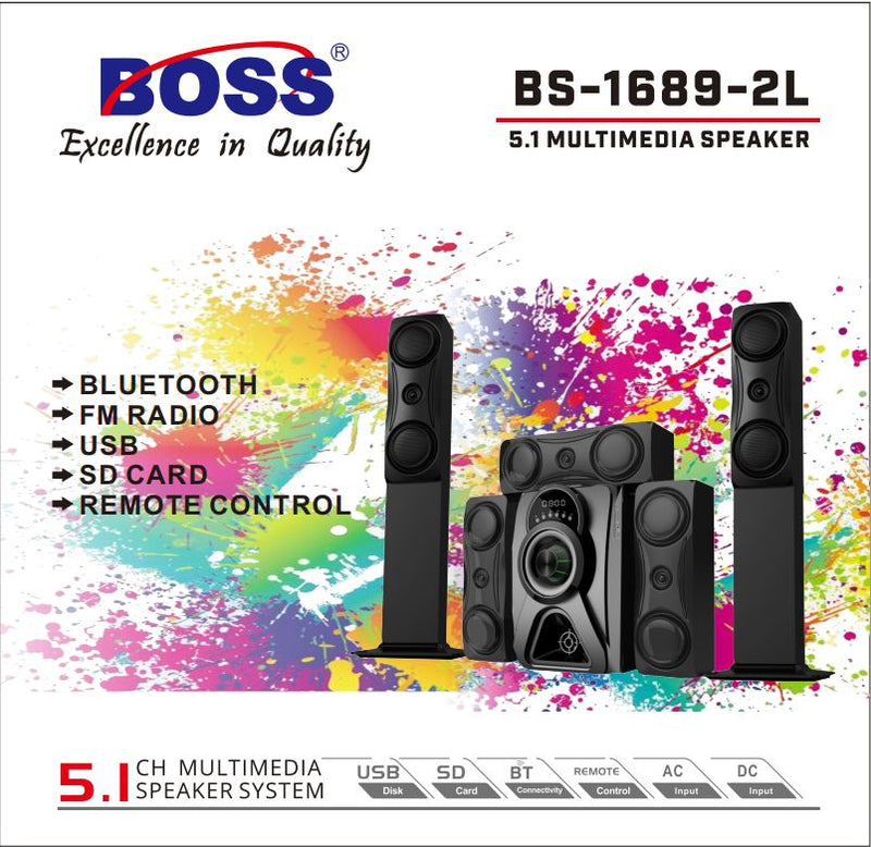 BOSS Subwoofer BS 1689-2L
