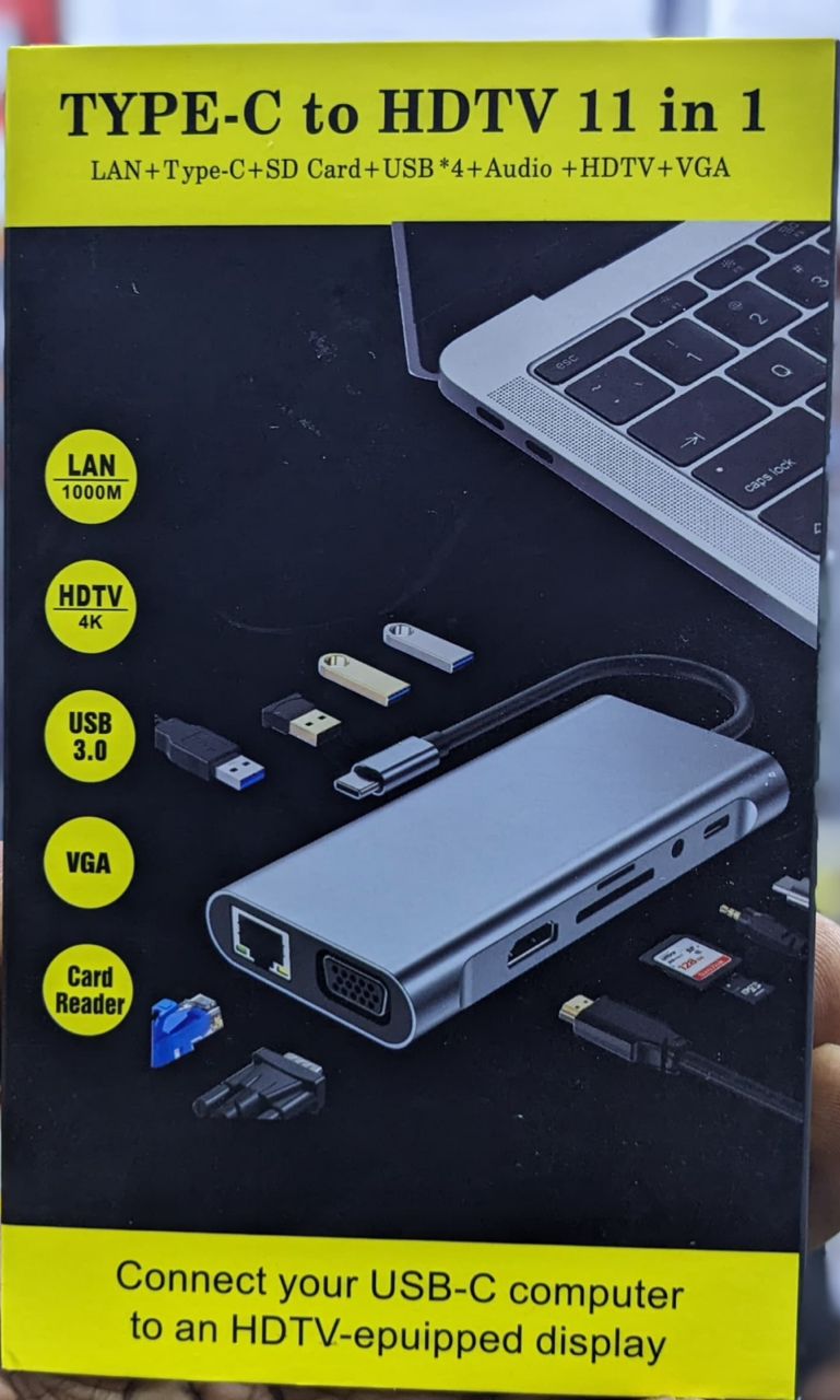 Type - C to HDTV 11 in 1