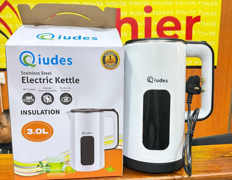 Quides Electric Kettle 3.0L + Ina uwezo wa kutunza joto
