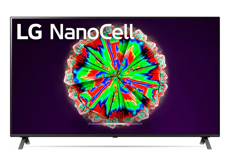 LG NanoCell TV 65 Inch NANO80 Series, Cinema Screen Design 4K Active HDR WebOS Smart AI ThinQ