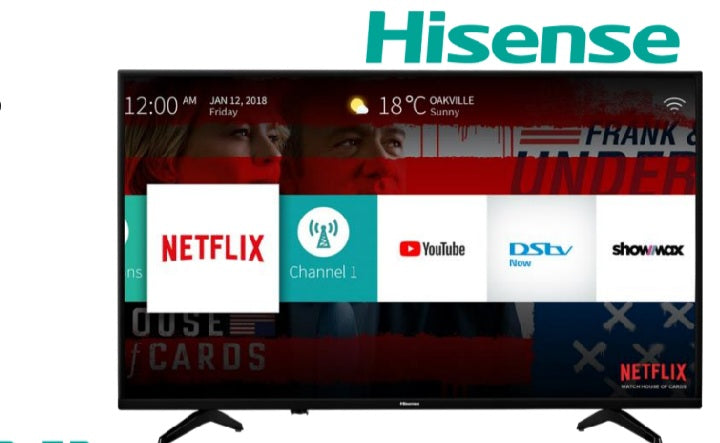 "Hisense Smart LED TV 32 B"" 6000"