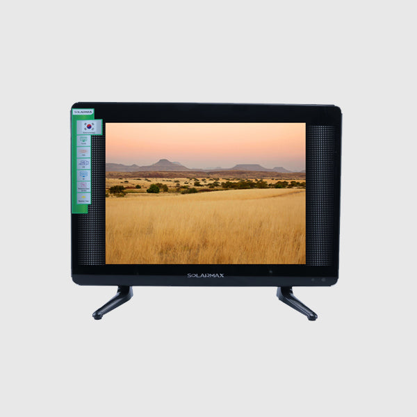 Vifaa Solarmax M19T 19? Digital LED TV-Inbuilt Channels(DVB-T2), DC/AC black 19 Inch