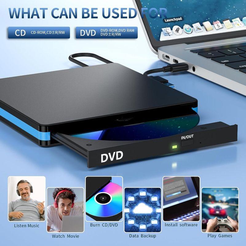 USB 3.0 External DVD ROM Drive