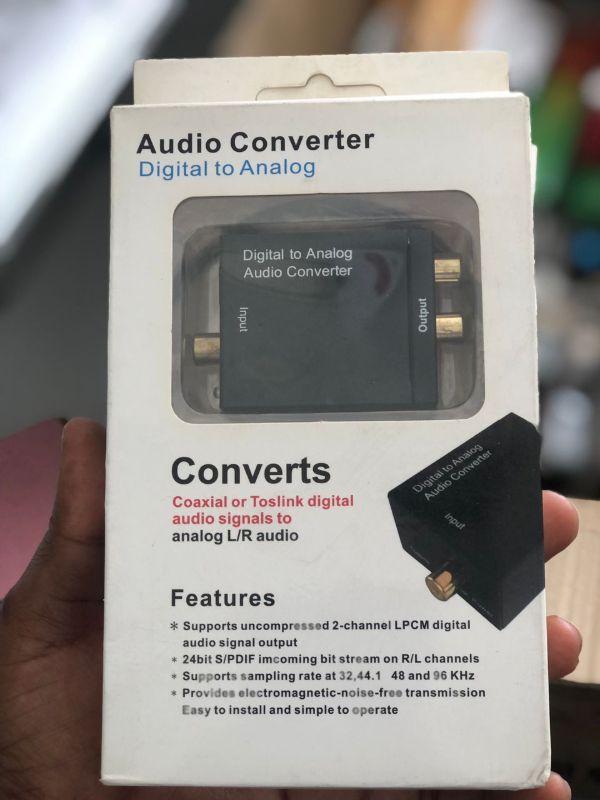 Vifaa Digital to Analog Sauti Converter