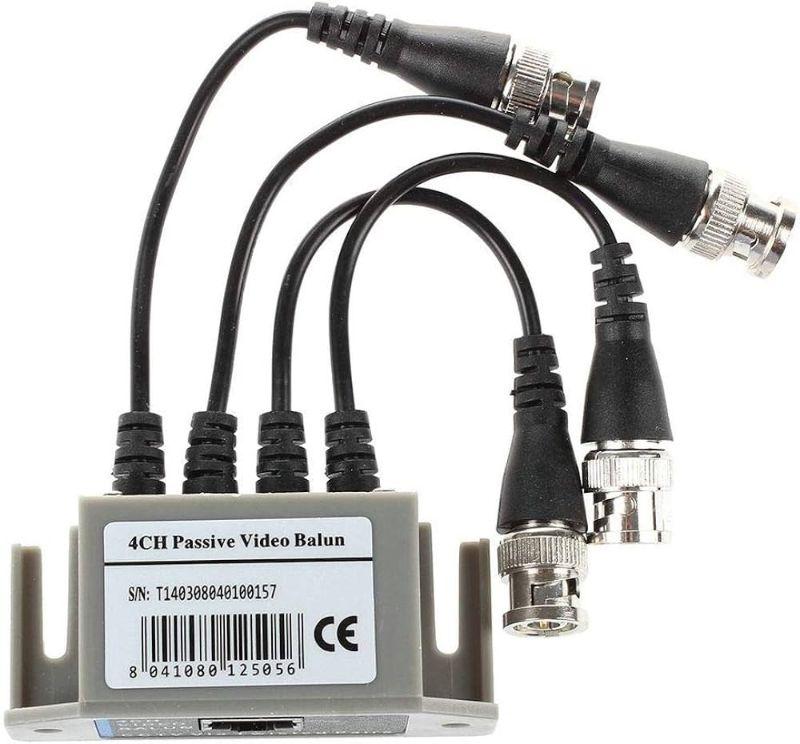 High-Performance 4CH Passive Video Balun for CCTV Systems