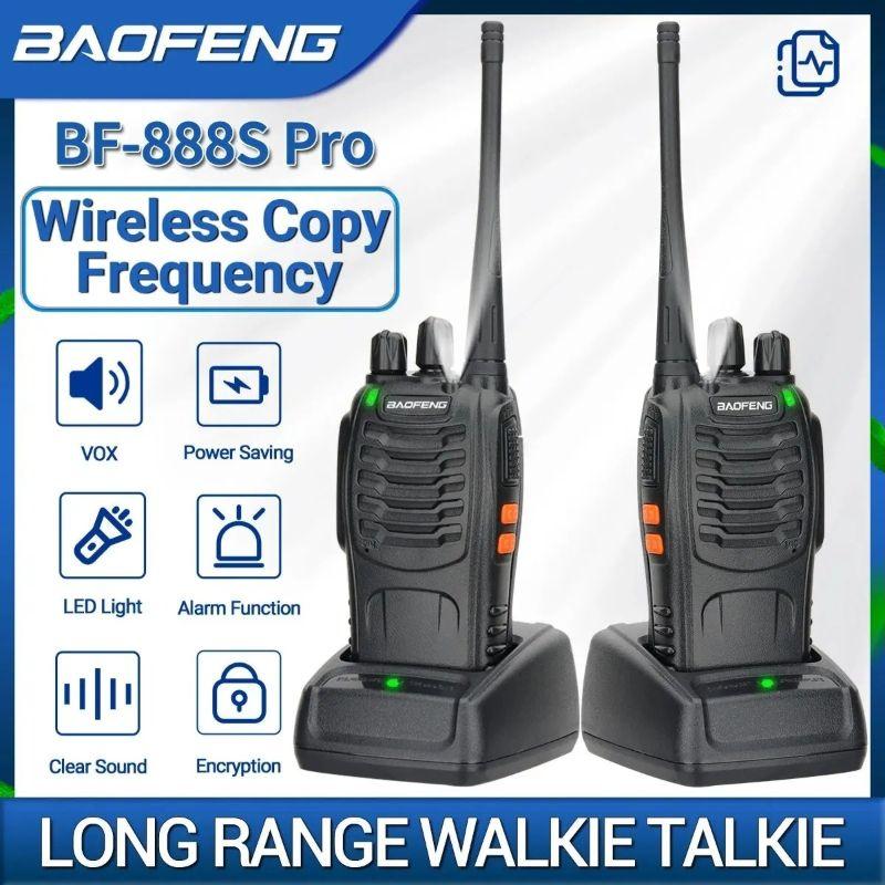 Baofeng BF-888S Pro Walkie Talkie - Long Range Two-Way Redio