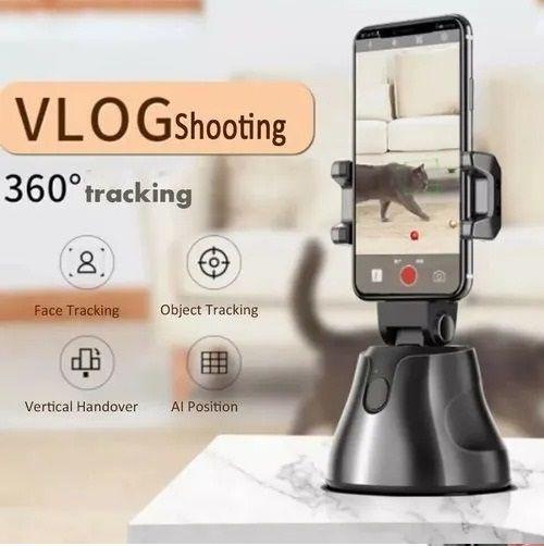 360° Tracking Holder with Face and Object Tracking for VLOG Shooting