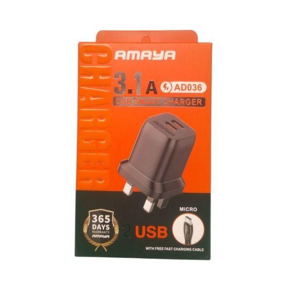 Amaya 3.1A USB Smart Chaja (AD036)