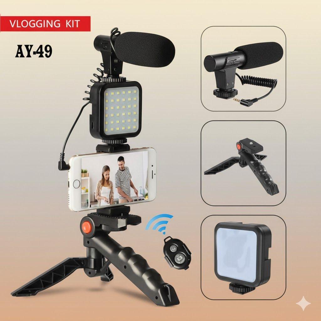 Y-49 Vlogging Kit: Complete Professional Solution for High-Quality Video Content Creation