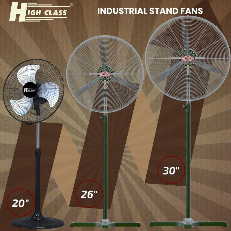 Juu Class Industrial Stand Fans: Ultimate Cooling Solutions for Large Spaces