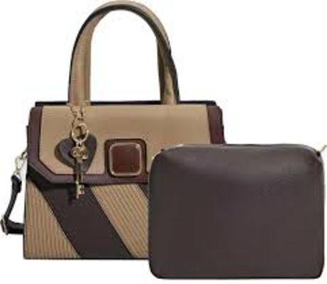 women's color-block handbag