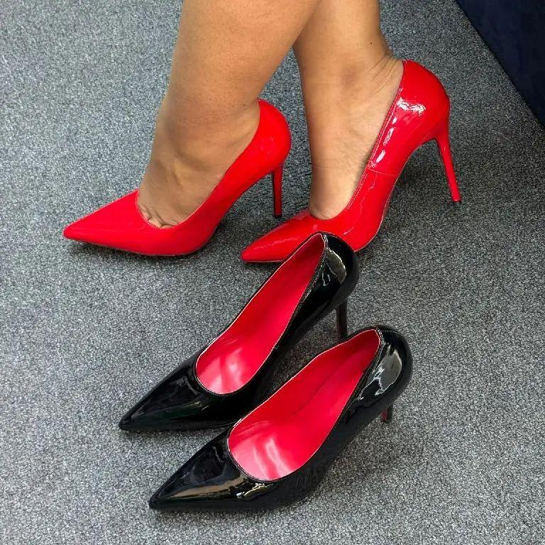 Bidhaa Elegant Red Bottom Pointed-Toe Stiletto Pumps