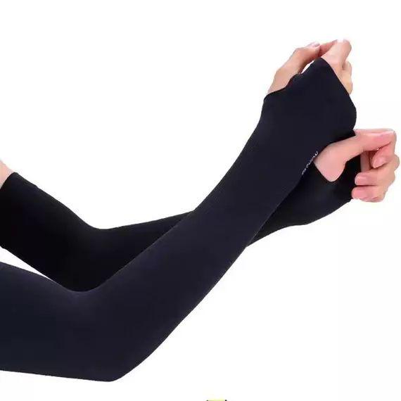 Cooling Arm Sleeves with Thumb Holes Arm Sleeves Cooling Sun Sleeves to Cover Arms Silk Sunscreen